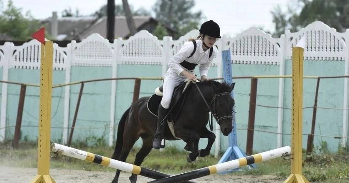 Фото с соревнований по конному спорту